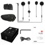 Intercomunicador Bluetooth para Casco de Moto Ejeas V6 1200 Mts