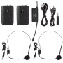 Sistema doble inalambrico de microfono con headset