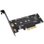 Adaptador para SSD M.2 PCIe a PCIe x4 para desktop