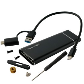 Adaptador memoria M.2 NVME SSD a USB 3.1 con carcasa y cable