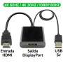 Conversor HDMI a Displayport