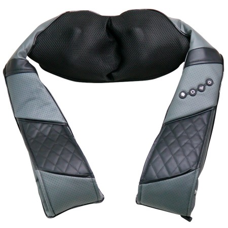 Masajeador de cuello 8 nodos 3 velocidades para cuello y espalda
