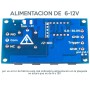 Modulo temporizador con salida de rele