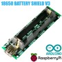 Shield cargador de bateria 18650 para arduino, raspberry y otros