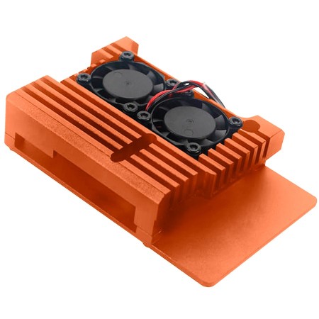 2 en 1 Carcasa y disipador de aluminio anodizado para raspberry PI 3