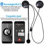 Headset bluetooth para casco M5